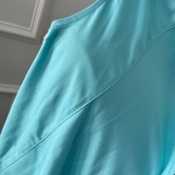 Nine West super soft viscose blue blouse shirt top - Picture 6 of 7